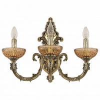 Бра Bohemia Ivele Crystal 7109 7109B15/3/210 GB P Amber/M-1G