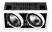 Встраиваемый светильник Ambrella Cardano T812 BK/CH 2*12W 4200K