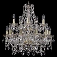 Подвесная люстра Bohemia Ivele Crystal 1411 1411/10+5/195/2d/G