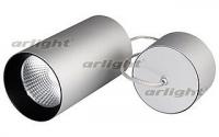 Подвесной светильник Arlight  SP-POLO-R85-2-15W Warm White 40deg (Silver, Black Ring)