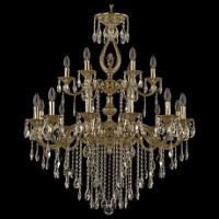 Подвесная люстра Bohemia Ivele Crystal 7201 72401/12+6/300/2d B G FA2B