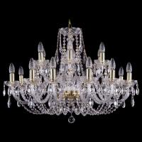 Подвесная люстра Bohemia Ivele Crystal 1406 1406/12+6/300/G