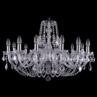 Подвесная люстра Bohemia Ivele Crystal 1406 1406/12/300/Ni/Leafs