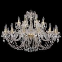 Подвесная люстра Bohemia Ivele Crystal 1406 1406/16+8/360/G