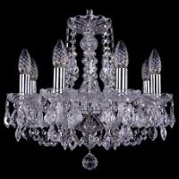 Подвесная люстра Bohemia Ivele Crystal 1406 1406/8/141/Ni/Leafs