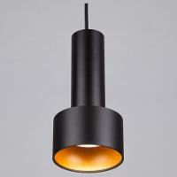 Подвесной светильник Eurosvet Charlie 50134/1 LED черный/золото 9W