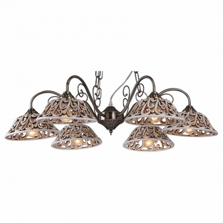 Подвесная люстра Arte Lamp Carved A5387LM-6AB