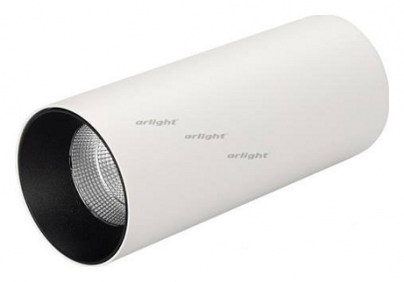 Накладной светильник Arlight SP-POLO-SURFACE-R65-8W Warm3000 (WH-BK, 40 deg) 027509