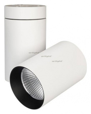 Светильник на штанге Arlight SP-POLO-SURFACE-TURN-R85-15W Warm3000 (WH-BK, 40 deg) 027569