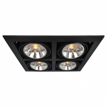Встраиваемый светильник Arte Lamp Cardani A5935PL-4BK