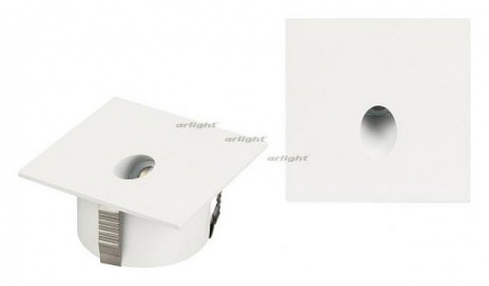 Встраиваемый светильник Arlight LT-GAP-S70x70-3W Warm3000 (WH, 30 deg) 025738