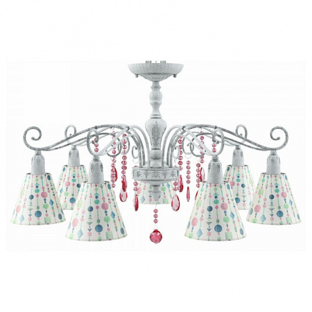 Подвесная люстра Lamp4You Provence 27 E4-07-G-LMP-O-17-CRL-E4-07-PK-DN