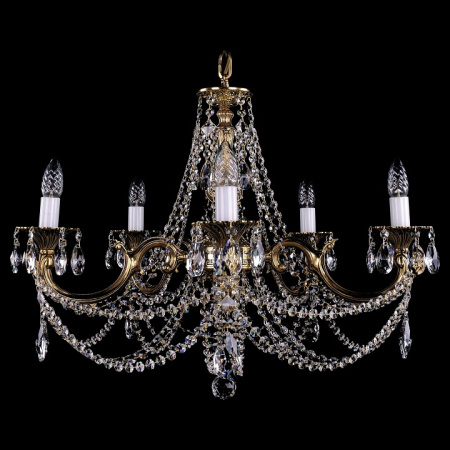 Подвесная люстра Bohemia Ivele Crystal 1702 1702/5/250/C/GB