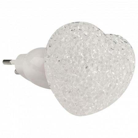 Ночник Uniel DTL-309 DTL-309-Сердечко/WHITE/1LED/0,1W